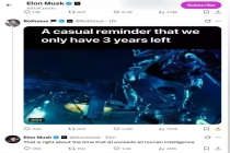 马斯克：AI将在3年后超过人类智能 xAI视频生成器升级在即