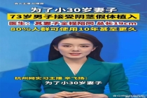 妻子陪7旬丈夫植入19厘米假体 打破老年性健康禁忌