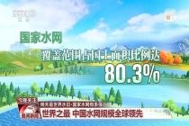 80%国土被一张“网”覆盖 水利基础设施加速成型