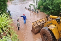 暴雨突袭重庆綦江，上海电建项目部紧急驰援抢险一线
