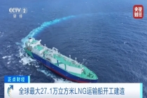 全球最大LNG运输船，开工建造