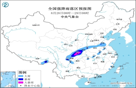 四川盆地陕西等地有较强降雨 重庆湖南江西等地仍有高温
四川盆地陕西等地有较强降雨 重庆湖南江西等地仍有高温
