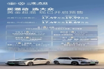 最大综合续航1510km，6种车色可选，17.49万起你会买它吗？