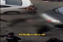 警方回应男子连续多次飞身用头撞车 情绪失控酿冲突