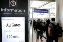 全美五大机场超三成员工缺勤 停摆引发安检危机！