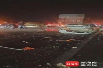 一高速货车追尾10辆小车 事故致轻微伤及车辆受损