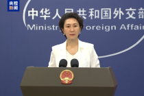 外交部：近日中方有三艘船舶过航霍尔木兹海峡，对有关方面的协助表示感谢