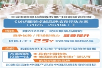 时报数说 我国力争到2028年培育不少于25个纺织服装卓越品牌