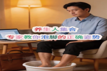 养生人必学的正确泡脚姿势 泡脚选择这两个黄金时间