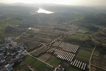 中建三局承建的大唐洋县60MW光伏项目全容量并网发电