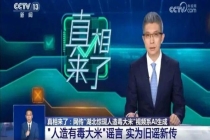 舒某编造涉“人造大米”谣言被罚 AI生成假消息引发恐慌