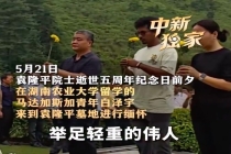 非洲青年带家乡水稻丰收照片缅怀袁隆平：我要传承袁隆平的善意与精神