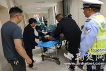 交警为脑梗患者抢下黄金救治时间 警民携手畅通生命通道