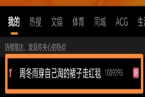 周冬雨穿自己淘来的裙子上红毯 复古优雅显高级