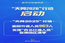 “天网2026”行动正式启动 多部门联合打击腐败
