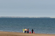 河北阿那亚现海市蜃楼 罕见景象持续一小时